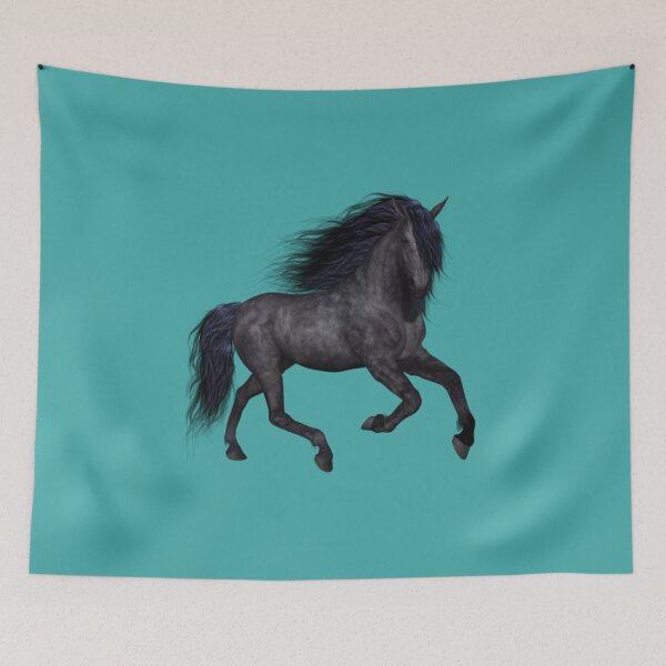 Item preview, Gothic Friesian Horse, Dark Horse Black designed and sold by DempseyLong.