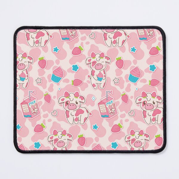 Item preview, Strawberry Cow Strawberry Milk Sticker designed and sold by Natalie Duncan.