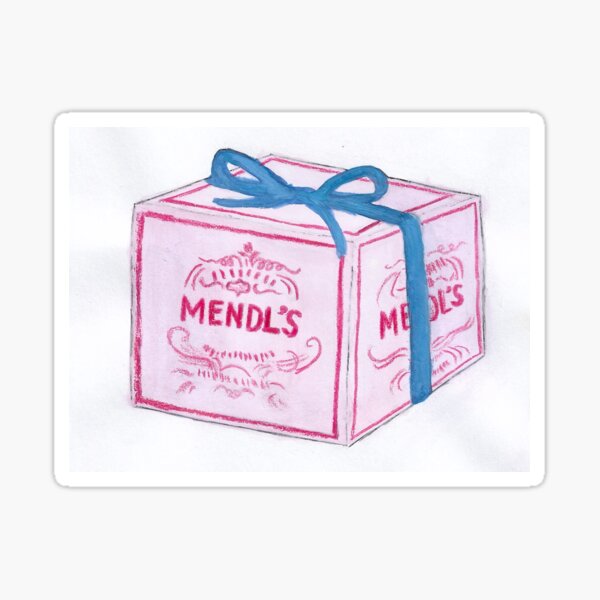 Mendl's Box Sticker