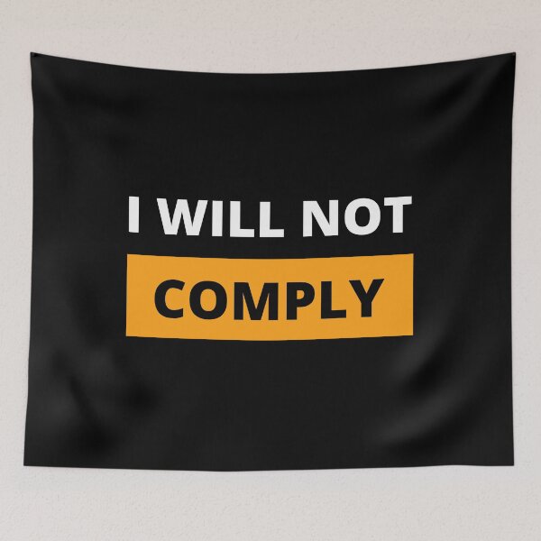 Item preview, I will not comply designed and sold by Larrix.
