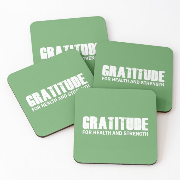 Item preview, Gratitude for health and strength designed and sold by DempseyLong.
