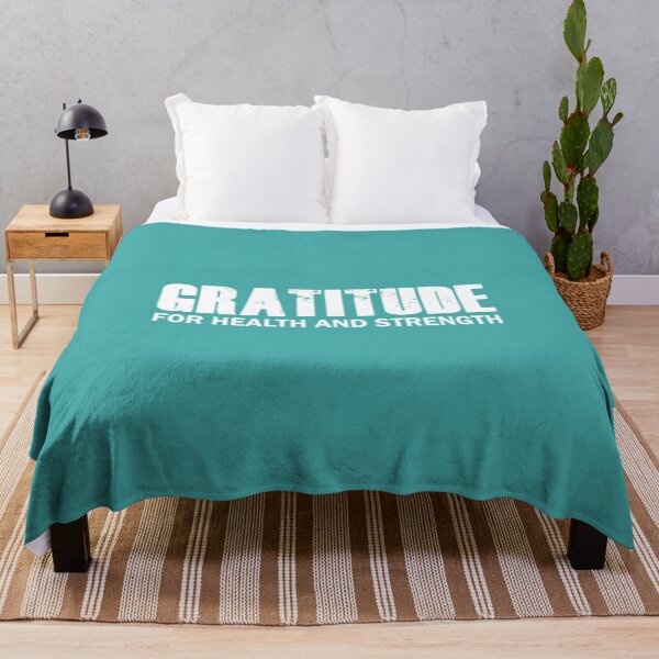 Item preview, Gratitude for health and strength designed and sold by DempseyLong.