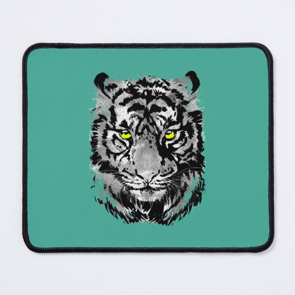 Item preview, Gray Tiger Head Portrait Drawing - Black and White designed and sold by DempseyLong.