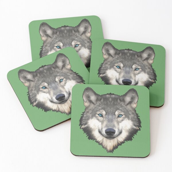 Item preview, Gray Wolf with Blue Eyes designed and sold by DempseyLong.