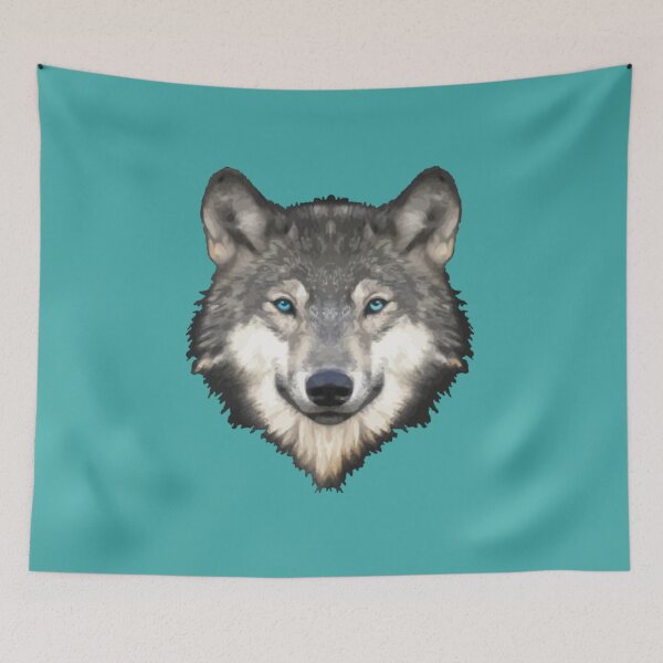 Item preview, Gray Wolf with Blue Eyes designed and sold by DempseyLong.