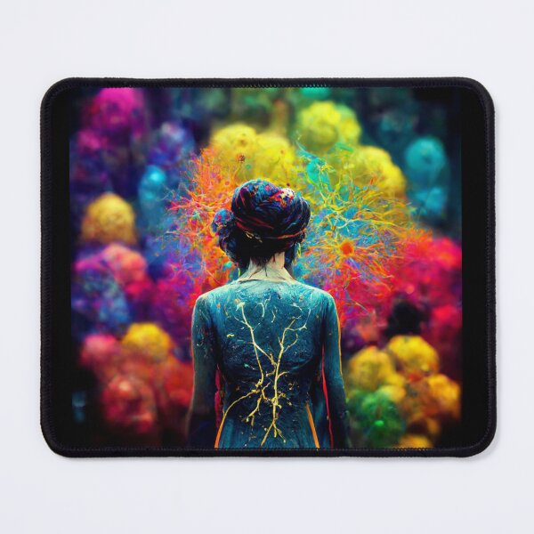 Item preview, Woman with a colorful background - best selling designed and sold by Aditya Bhole.