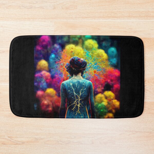 Item preview, Woman with a colorful background - best selling  designed and sold by Aditya Bhole.