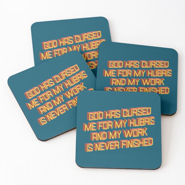 Item preview, God Has Cursed Me For My Hubris   designed and sold by RON-CASHOP.