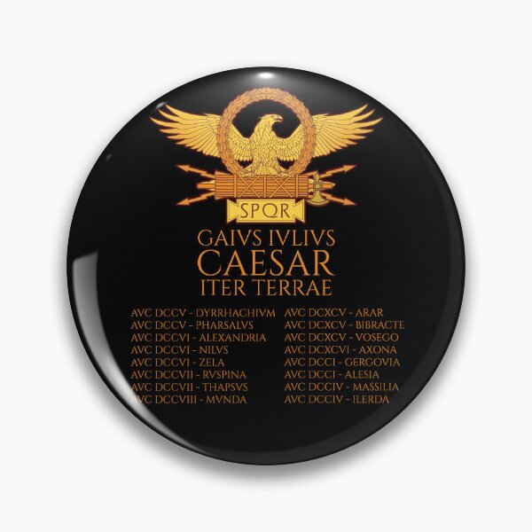 Item preview, Gaius Iulius Caesar Iter Terrae - Ancient Roman History - Classical Latin designed and sold by Styrman.