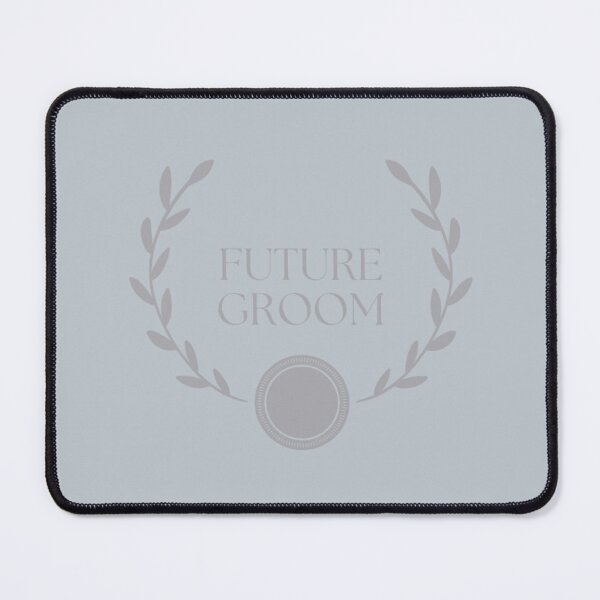 Item preview, Future Groom Silver Laurel Wreath with Sun Plate on Silver Foil background Wedding by Voluting designed and sold by WeddingVoluting.