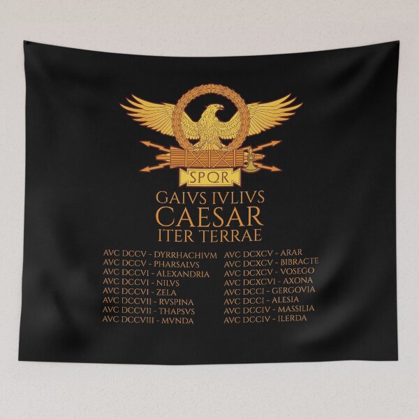 Item preview, Gaius Iulius Caesar Iter Terrae - Ancient Roman History - Classical Latin designed and sold by Styrman.