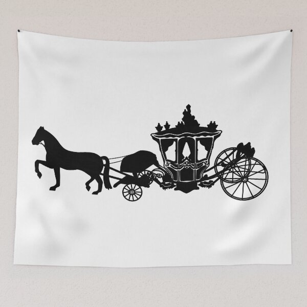 Item preview, Silhouette of Louis XV's dolphin carriage designed and sold by dreamtravel.