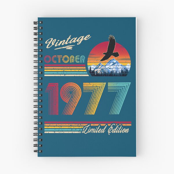 Item preview, October 1977 Birthday designed and sold by GreenSplash.