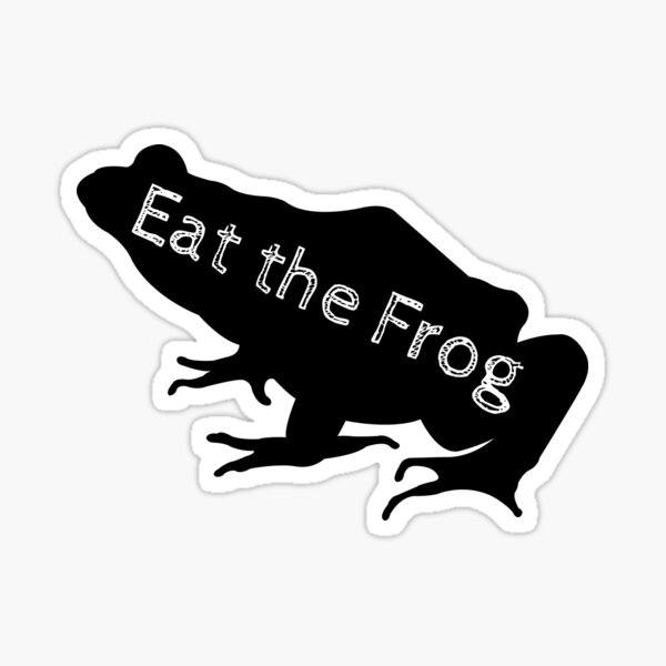 Item preview, Eat the Frog designed and sold by toadsforall.