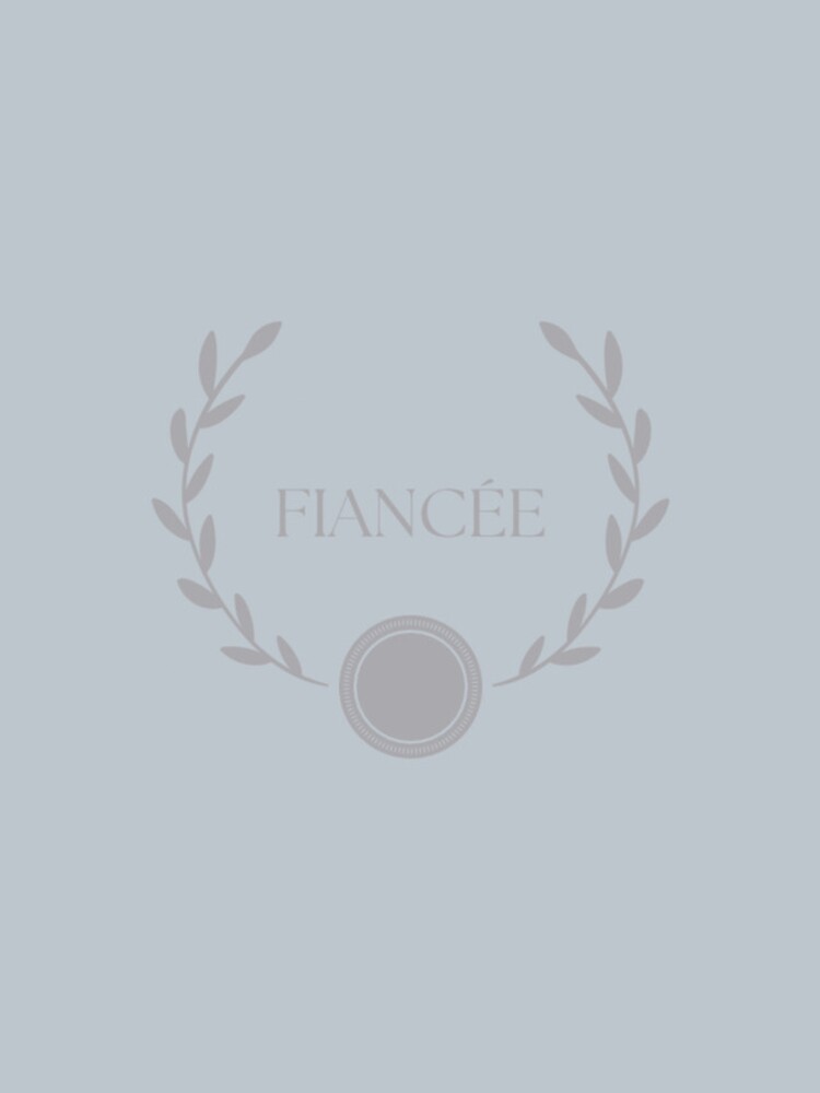 Discover Fiancée Silver Laurel Wreath with Sun Plate on Silver Foil background Wedding by Voluting Iphone Case