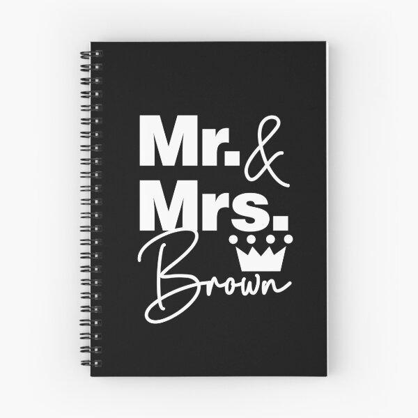 Item preview, We are Mr and Mrs Brown Lovely Family designed and sold by HelloFromAja.