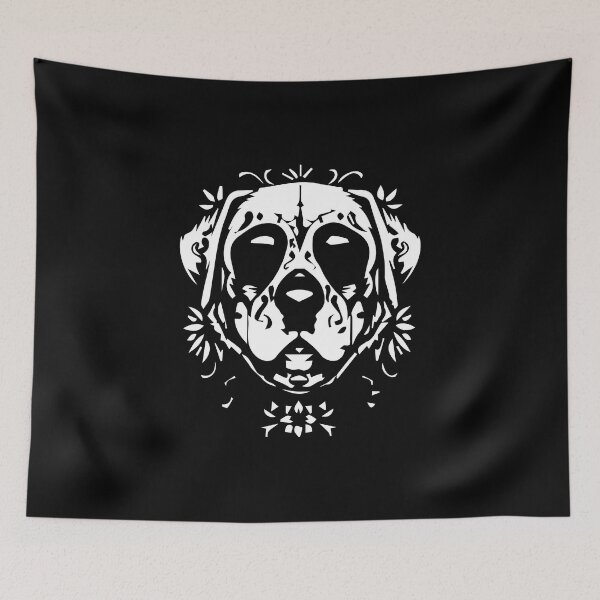 Item preview, Scary Dog Skull Halloween Graphic Design designed and sold by zoripet Store.