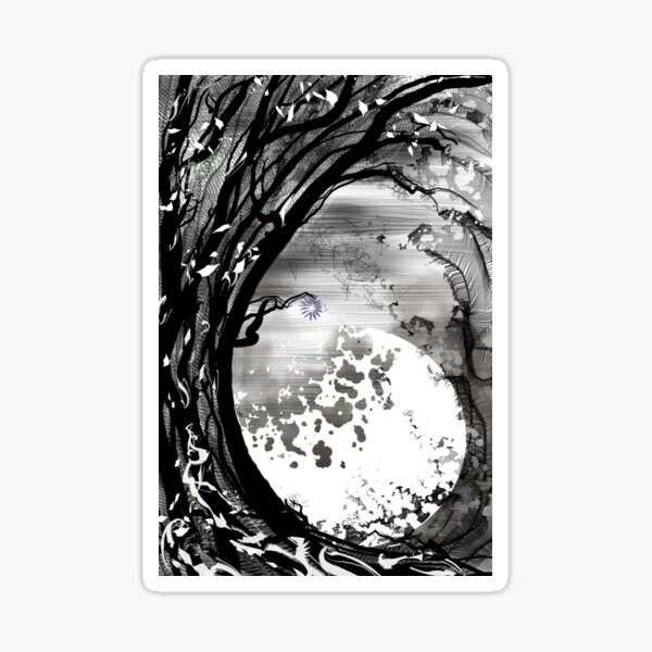 Artikel-Vorschau von Gebrochener Mond #3, designt und verkauft von Nataliya-Pryk.