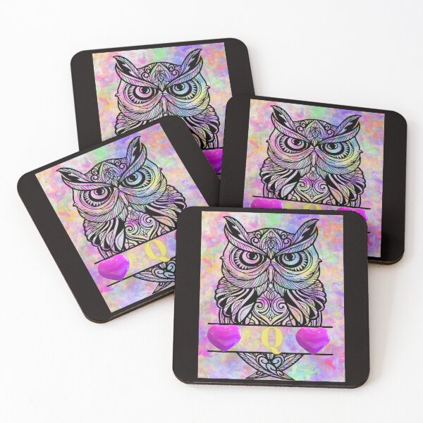 Item preview, The Magical Wise Owl-Q designed and sold by SunMoonBeyond.