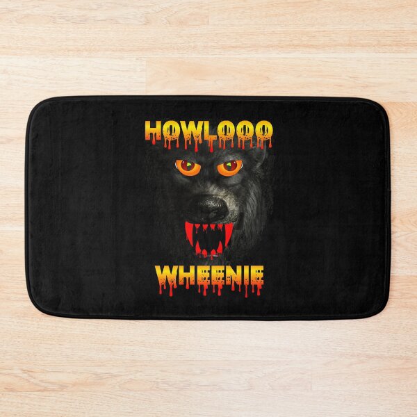 Item preview, Scary Blood Dripping Howlooo Wheenie Wolf  - Halloween Wolf - Double Meaning Design designed and sold by Oaks Creations.