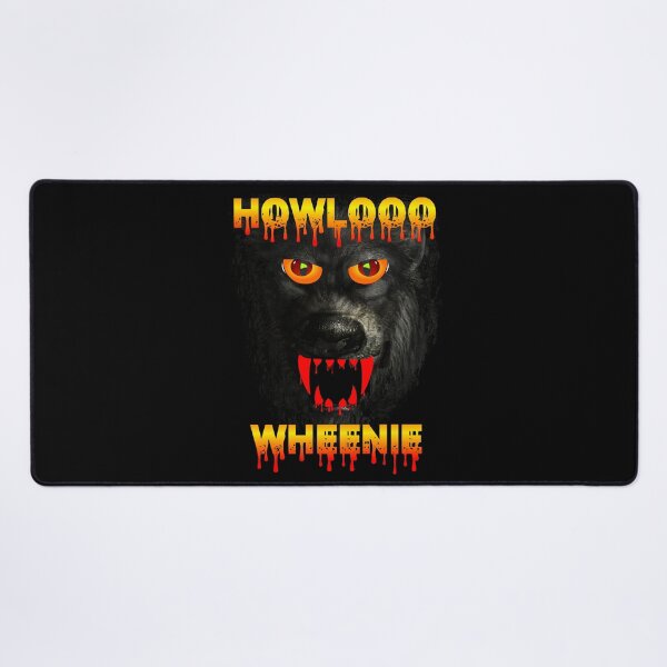 Item preview, Scary Blood Dripping Howlooo Wheenie Wolf  - Halloween Wolf - Double Meaning Design designed and sold by Oaks Creations.