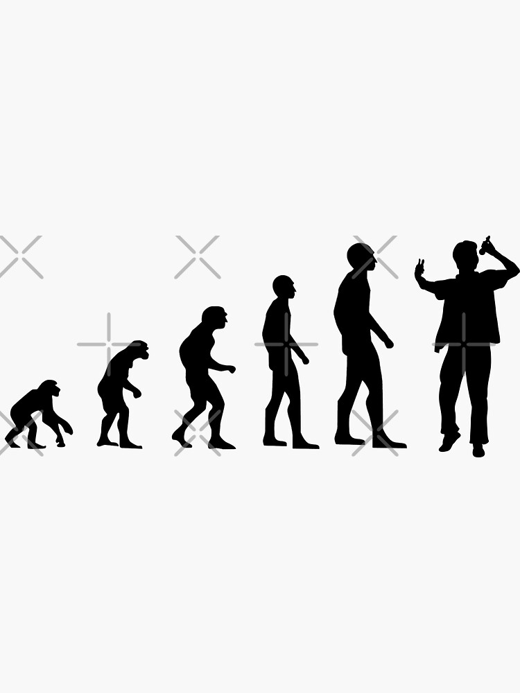 evolution-of-singer-for-music-lovers-and-musicians-sticker-for-sale