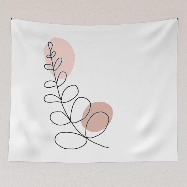 Item preview, Boho Earth Color Pink Plant designed and sold by Ankerd.