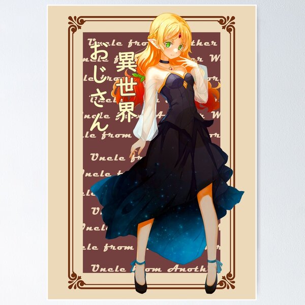 Poster Uncle from Another World Isekai Ojisan Mabel Elf Wall scroll Art  Picture