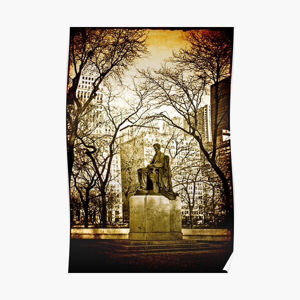 Former President Sitting Silent Poster