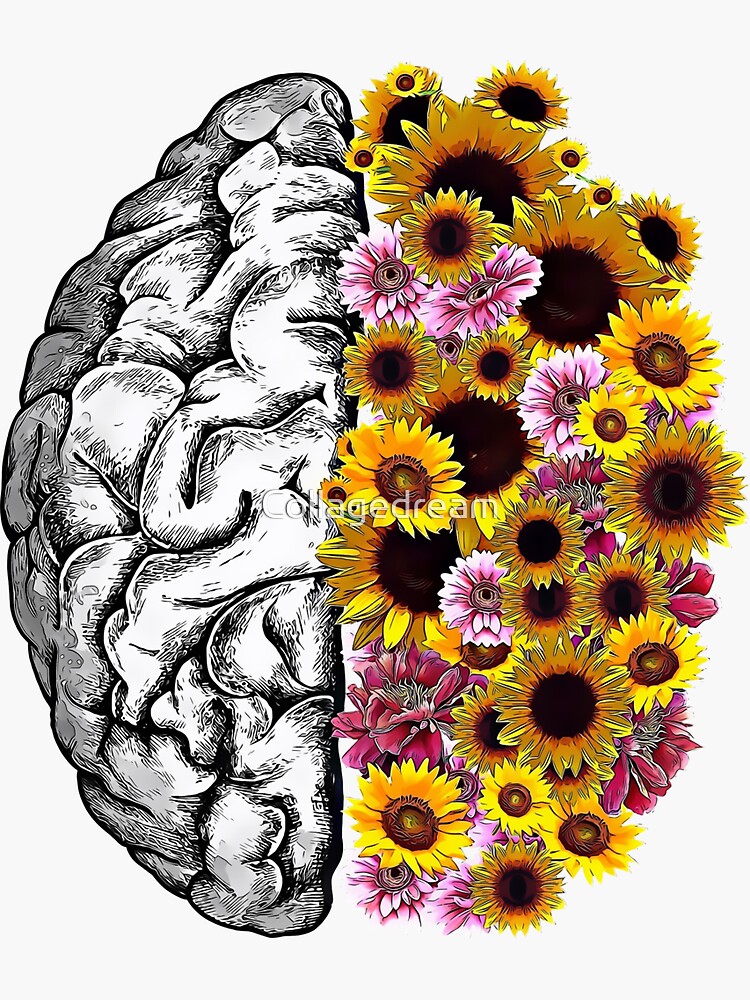 "Floral brain, Intelligent, psychology and mental health, Sunflowers