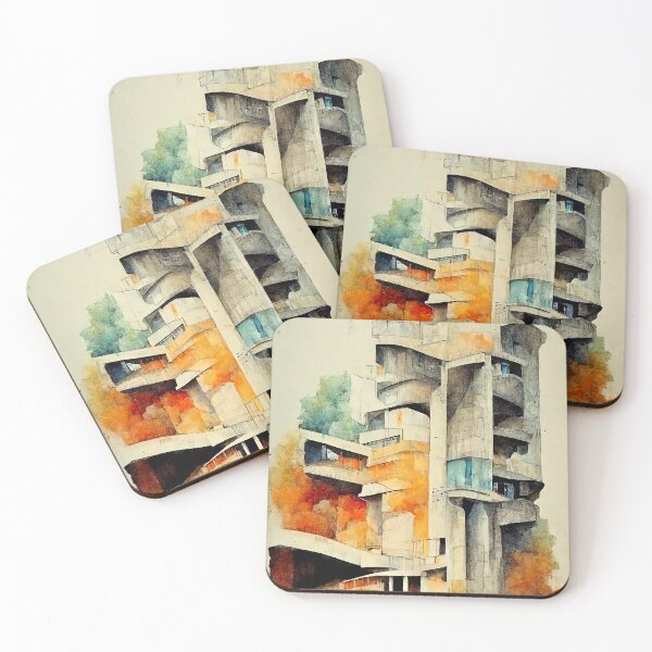 Item preview, Colorful Brutalism #4 designed and sold by Fushiii.