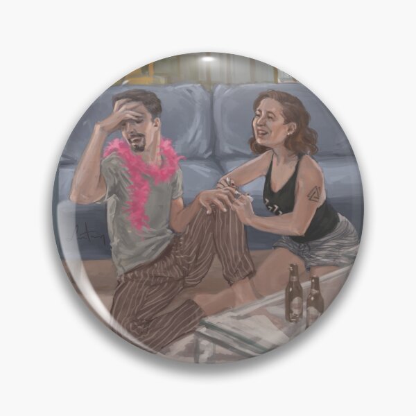 Item preview, ART PRINT - Javiera and Gonzalo, From the fandom to the fandom series, The sleepover designed and sold by Swartmaan.