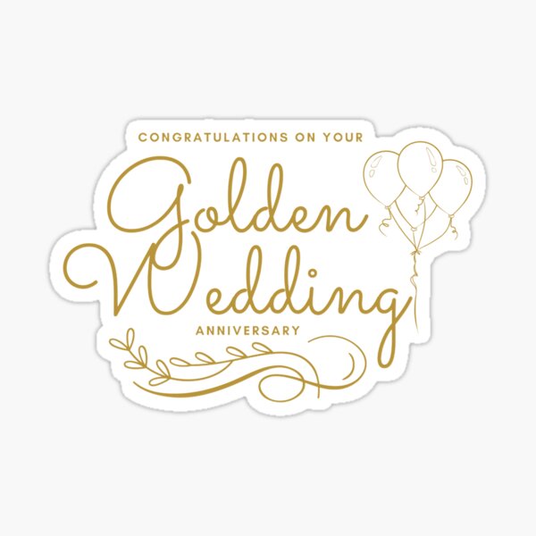 Wedding Congratulations Sticker for Sale by sunny-sidesup