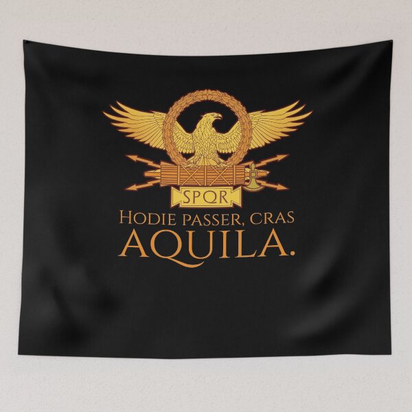 Item preview, Hodie passer, cras aquila. - Today a sparrow, tomorrow an eagle. - Ancient Roman History - Classical Latin designed and sold by Styrman.