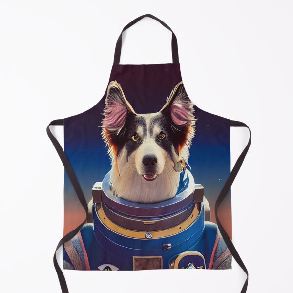 Item preview, Border Collie wearing astronaut clothing designed and sold by Studiowatermars.