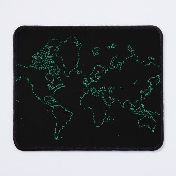 Item preview, Worldmap outline designed and sold by solarwind559.