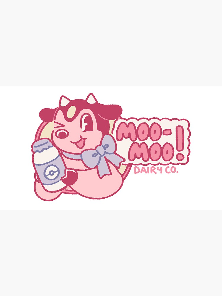 Delicious Moomoo Milk! T Shirt 100% Cotton Red Blue Crystal Silver Gold  Black White Moomoo Milk Miltank Gameboy Farm Cow Route - AliExpress