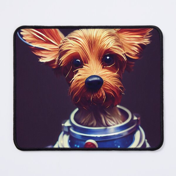 Item preview, Yorkie wearing astronaut clothing designed and sold by Studiowatermars.