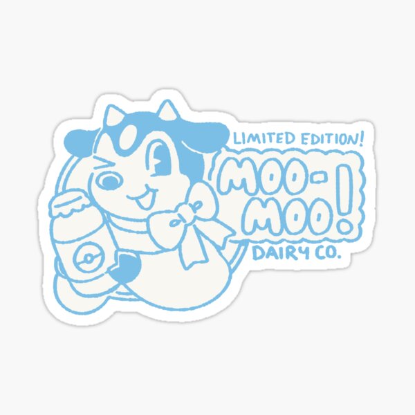 moomoo (logo) Sticker for Sale by magicact