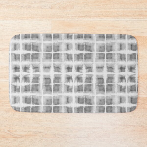 Item preview, Shibori gray squares designed and sold by marufemia.