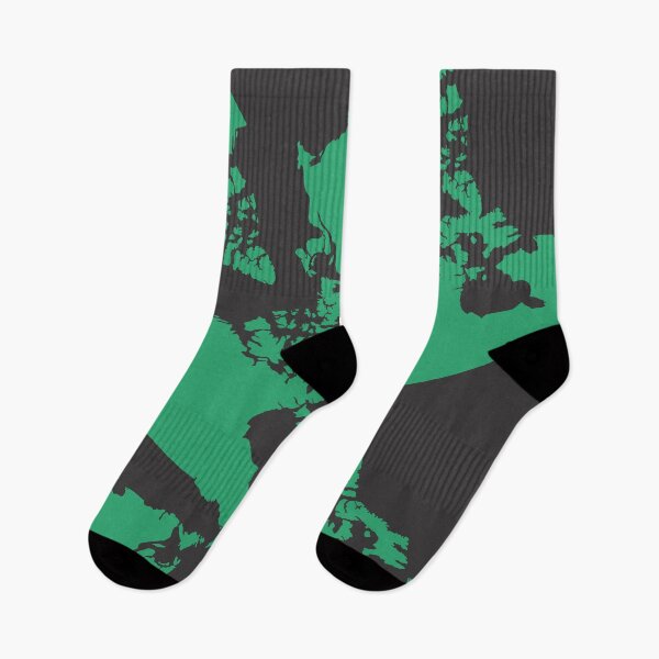 Item preview, canada map (green, black) designed and sold by kim tang.