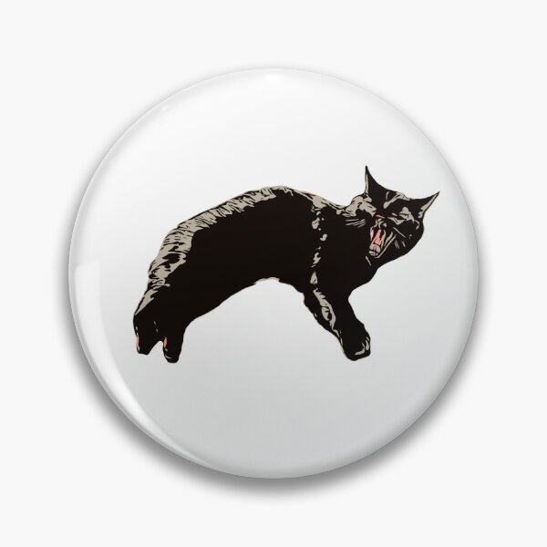 Item preview, Yawning black cat  designed and sold by pictapix.