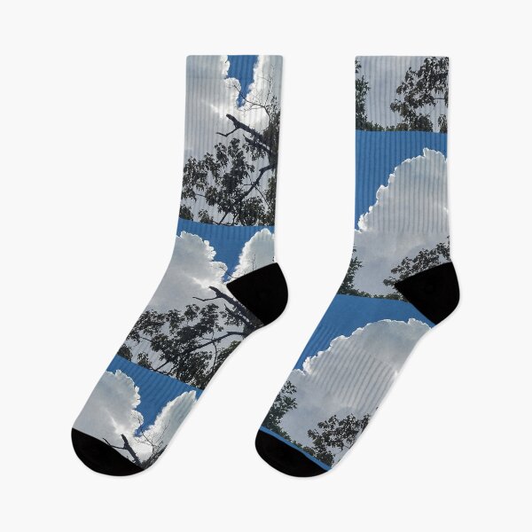 Item preview, beautiful fluffy thunder clouds in New Orleans  designed and sold by grey-hand-art.