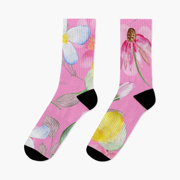 Item preview, Fairy Tale Fantasy Pink, Yellow, Aqua Floral Pattern designed and sold by DEC02.