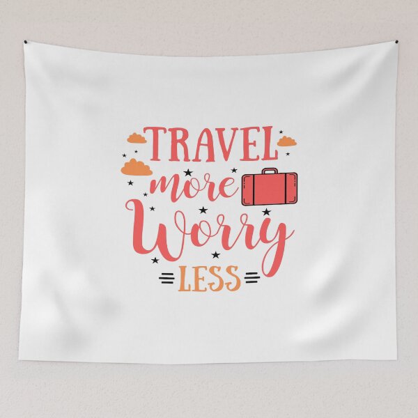 Item preview, Travel more worry less designed and sold by Zeetube.