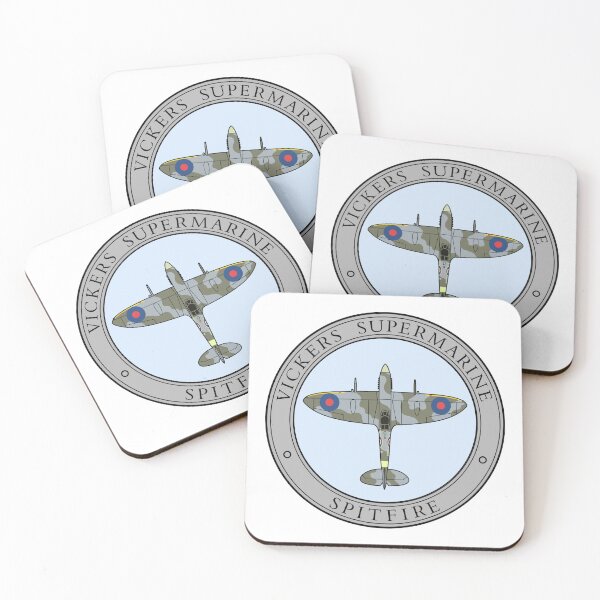 Item preview, Supermarine Spitfire plan view badge-type design designed and sold by Reign-Man.