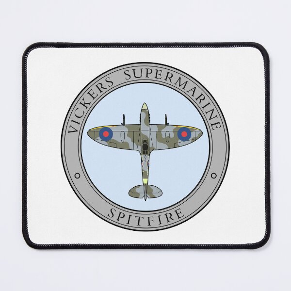 Item preview, Supermarine Spitfire plan view badge-type design designed and sold by Reign-Man.
