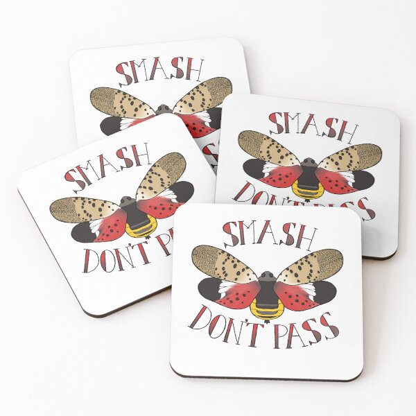 Item preview, Spotted Lantern Fly - Smash Don't Pass - Fight Invasive Species  designed and sold by SmilesNVials.