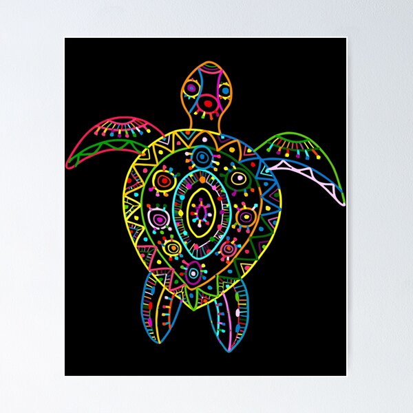 Item preview, Turtle Graphic Sea Animal Vintage Hawaiian Turtle Summer designed and sold by unusedbandwidth.