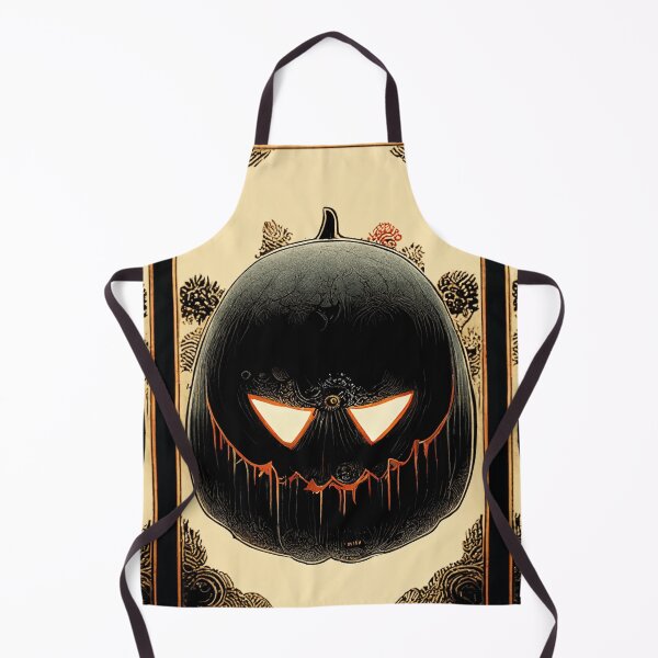Item preview, Halloween Black Jack o Lantern Illustration designed and sold by JinxedMonster.